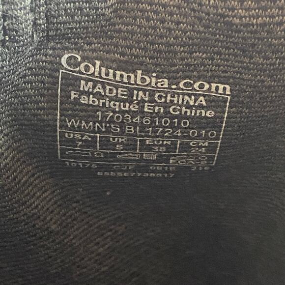 Columbia Jessa Tall Leather Waterproof Boots Women's Size 7 - Picture 11 of 11